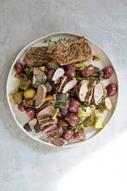 Herb roasted pork tenderloin from the pioneer woman cooks look into these outstanding pioneer woman pork tenderloin and also let us know what you. Mediterranean Pork Tenderloin With Roasted Vegetables The Mom 100