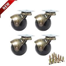 The company is recognized as one of the largest distributors of casters and. 2 Inch Caster Wheels Anyke Ball Casters For Small Sofa Furniture Bench Ottoman Using For Hardwood Floor Antique Gold Pack O Walmart Canada