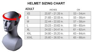 Helmet Size Chart Football Tripodmarket Com