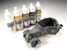 model color is an acrylic colors range for painting models