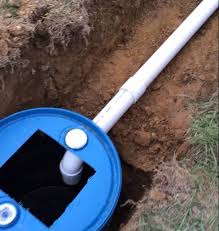 I plan in burying another barrel or two, on the other side of the yard, so i can dump my rv in, and maybe add a second bathroom to the house some day. Simple Diy 3 Barrel Septic System Camper Wiz