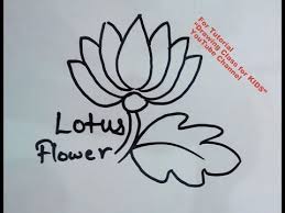 How To Draw Lotus Flower Leaf Tutorial For Kids Origami Paper Crane Origami Frog Origami