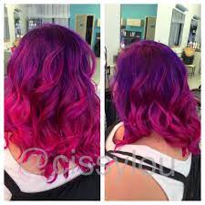 Violet Pink Color Melt Violethair Pinkhair Pravanavivids Haircolor Colorfulmelt Violet Hair Color Melting Hair Color
