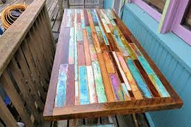 Painted Barn Wood Dining Table Top Farmhouse Kitchen Table Bar Table Indonesian Decor Distressed Paint Natural Wood Boat Wood Decor In 2020 Painted Kitchen Tables Whimsical Painted Furniture Dining Table Top