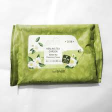 Review The Saem Healing Tea Garden Green Tea Cleansing Tissue Cosme Perks