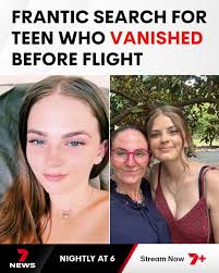 The 17-year-old girl was last seen at about 8.30am