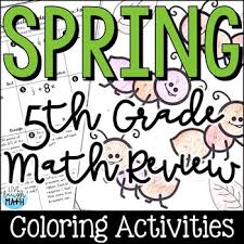 Growth mindset motivational coloring pages and posters created in response to my popular growth mindset posters , this set of 25 coloring pages is perfect to engage your students in cultivating a growth mindset. 5th Grade Math Review Coloring Activities For Test Prep By Live Laugh Math