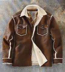 true grit vintage faux leather jacket