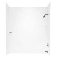 Some people seem to love the app and have positive experiences. Swan 30 In X 60 In X 60 In 3 Piece Easy Up Adhesive Alcove Tub Surround In White Ss 60 3 010 The Home Depot