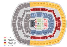 One Direction Centurylink Field Seating Metlife Stadium