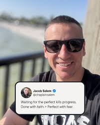 Perfection is the enemy of purpose. Some of you are sitting