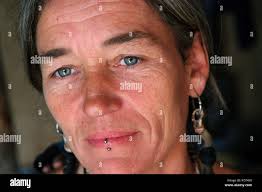 Fiona McKeown mother of Scarlett Keeling, who was murdered in Goa, with her  children at her home in Cornwall Stock Photo