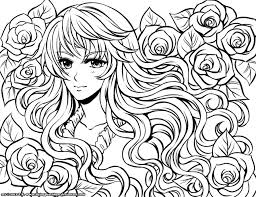 All your favorite princess in one coloring page ! Anime Princesses Coloring Pages Coloring Pages For All Ages Free Coloring Library