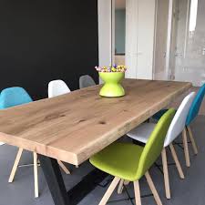 stoere tafels op maat houten eettafels tafels houten tafel