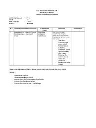 Surat undangan petunjuk pengerjaan : Kisi Kisi Ujian Ms Word Pdf