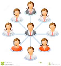 Organization Chart Stock Vector Illustration Of Marketing