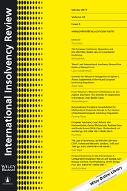 On 6 april 2017, the new uk insolvency rules come into force which will affect creditors' rights in most insolvency procedures. Reconsidering Procedural Consolidation For Multinational Corporate Groups In The Context Of The Recast European Insolvency Regulation Zhang 2017 International Insolvency Review Wiley Online Library