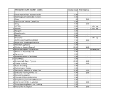 Franklin, marion, grundy, bledsoe, rhea, and sequatchie. Probate Court Docket Codes Docket Cost Franklin County
