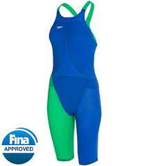 Speedo Womens Lzr Racer Elite 2 Comfort Strap Kneeskin Tech Suit Swimsuit