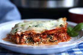Add the remaining ingredients, except the cheese to the cooker. Instant Pot Turkey Spinach Lasagna Recipe Living Locurto