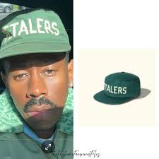 Tyler The Creator wears a Golf Wang × Golf le Fleur × Tyler The Creator  Golf le Fleur green hat