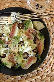 Salade Fenouil Pomme Olives Noires Anchois Capres Aneth Quel Mariage Salade Fenouil Recettes De Cuisine Salade Du Pecheur