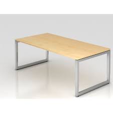 Schnell lieferbar, optional auch vormontiert. Schreibtisch Hohenverstellbar Mit Ringfuss 200 X 100 Cm 646 00