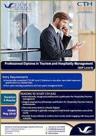 Professional Diploma In Tourism Hospitality Management Hospitality Management Resort Management Management