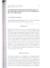 Education in malaysia is overseen by the ministry of education (kementerian pendidikan). Pdf Educational Development And Reformation In The Malaysian Education System Challenges In The New Millennium Rina Riena Academia Edu
