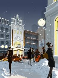 Matthieu Forichon Boston Art Winter Art Animation Art