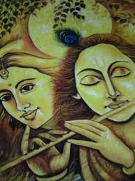 Painting done by foot not by hand as the painter Uttam Kumar is 60%  handicapped with non functioning hands and right leg.