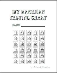Our Precious Sprouts My Ramadaan Fasting Chart Ramadan