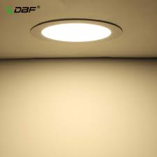 I can tell you that the room is lit. Dbf Round Square Led Panel Light Recessed Kitchen Bathroom Ceiling Lamp 85 265v Recessed Led Downlight Warm Cold Natural White Led Ceiling Recessed Downlight Thin Led Panel Downlightpanel Downlight Aliexpress
