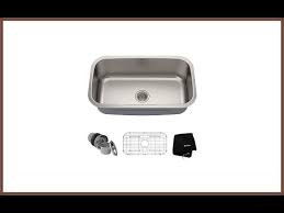 kraus kbu14 undermount single bowl 16