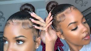 Ballerina Bun On Thick Long Natural Hair Youtube