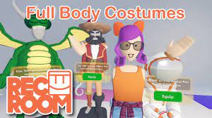 Full Body Costumes in Rec Room! - YouTube