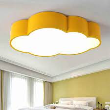 Red Flush Mount Ceiling Light New Led Cloud Kids Room Lighting Children Ceiling Lamp Baby Ceiling Desk A Kids Room Lighting Room Lights Bedroom Ceiling Light