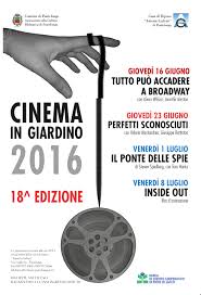 Scarica la versione stampabile del bur n. Cinema In Giardino 2016 Rete Bibliotecaria Della Provincia Di Padova