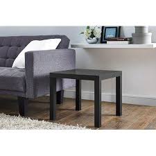 Mainstays Parsons Square End Table Multiple Colors Walmart Com End Tables Black End Tables Living Room Sets Furniture