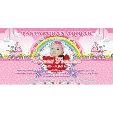 Desain background banner sangat keren yang bisa anda jadikan sebagai bahan contoh untuk. Jual Banner Aqiqah Jakarta Utara Artdesk Tokopedia