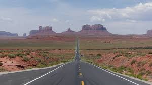 Route 163 right through monument valley in 1994. Bild Monument Valley Wie Aus Forrest Gump Zu Monument Valley Navajo Tribal Park In Kayenta