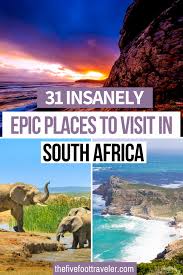31 Insanely Epic Places To Visit In South Africa In 2020 South Africa Vacation Africa Vacation Holiday Destinations South Africa