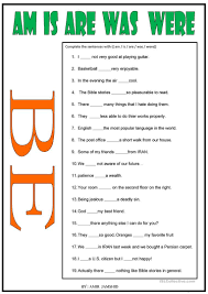 Be Am Is Are Was Were Worksheet Free Esl Printable Worksheets Made By Teachers Worksheets Worksheets Free Bible Stories