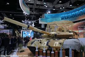 Impressive Presentation of Russian T-90MS Main Battle Tank at IDEX 2025 in  UAE
