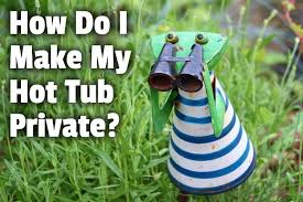 One of the pictures i sent my husband during our first hot wife experience. How Do I Make My Hot Tub Private 7 Perfect Diy Ideas