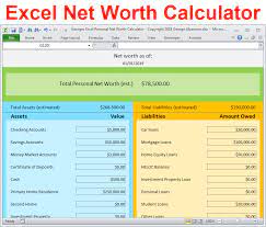 Personal Net Worth Calculator Excel Spreadsheet In 2021 Personal Finance Net Worth Finance Saving