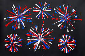 I usually squeegee the vellum to the mat to push out any air bubbles. Fourth Of July Crafts For Kids Fun Craft Ideas Firstpalette Com