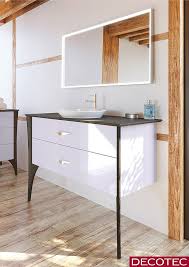 10 € offerts sur votre première commande avec le code welcome Decotec Collection Organic Meuble Vasque 2 Tiroirs 130 Cm Finition Laque Brillante Poudre Pieds Meuble Vasque Meuble Salle De Bain Inspiration Salle De Bain