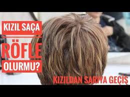 Evde Kizildan Sariya Gecis Nasil Olur Kizil Saca Rofle Nasil Yapilir Kuaforden Sac Boya Formulleri Youtube Kizil Sac Sac Urunleri Sac