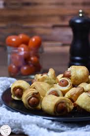 Wurstchen Im Schlafrock Aus Dem Airfryer Wurstchen Im Schlafrock Schlafrock Lebensmittel Essen